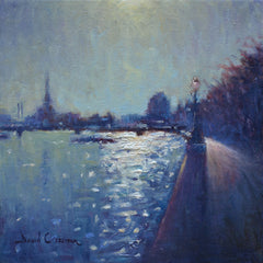 David Cressman Title: Thames Sunlight (towards Chelsea) #041