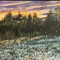Irving Rotman Title: Sunset Upon the Meadow