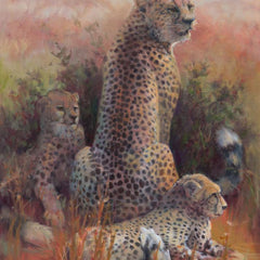 Jean Grunewald Title: Cheetahs Lookout