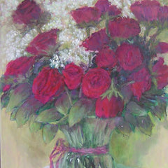 Rosemary Duda Title: Lingering Red Roses of Love