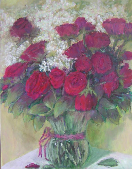 Rosemary Duda Title: Lingering Red Roses of Love