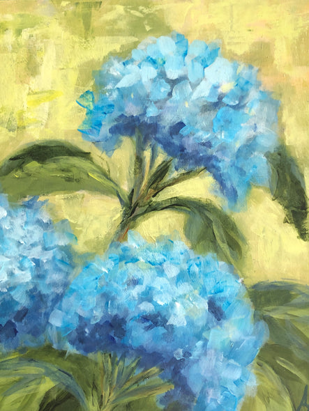 Andrea Amacker Title: Blue Hydrangeas