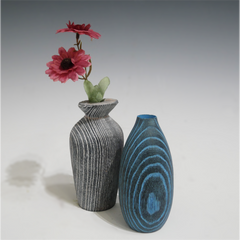 Barbara Dill Title: Wooden Vases