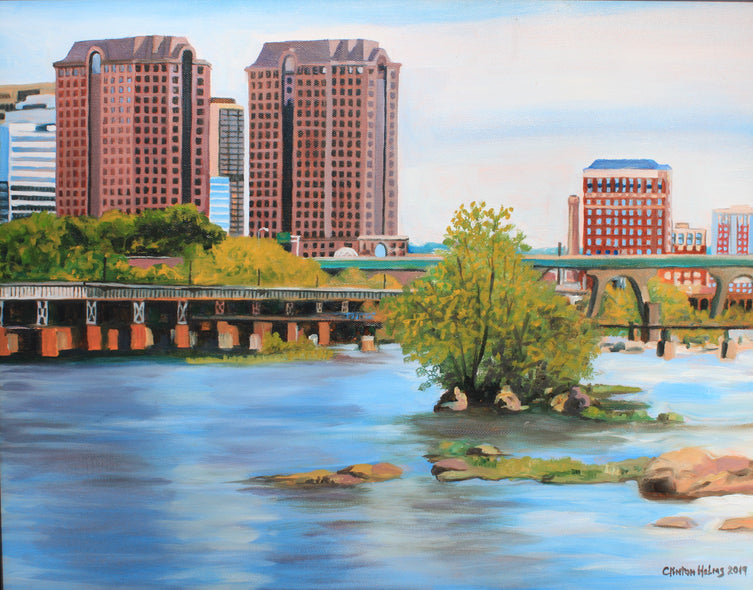 Clinton Helms  Title: Twin Banks on the James River