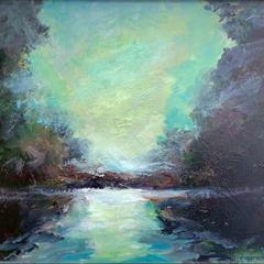 Christaphora Robeers Title: White Water and Forest Light