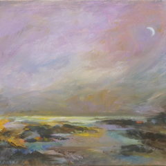 Christaphora Robeers Title: Moon at Dawn