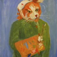 Curney Nuffer Title: Cat van Gogh