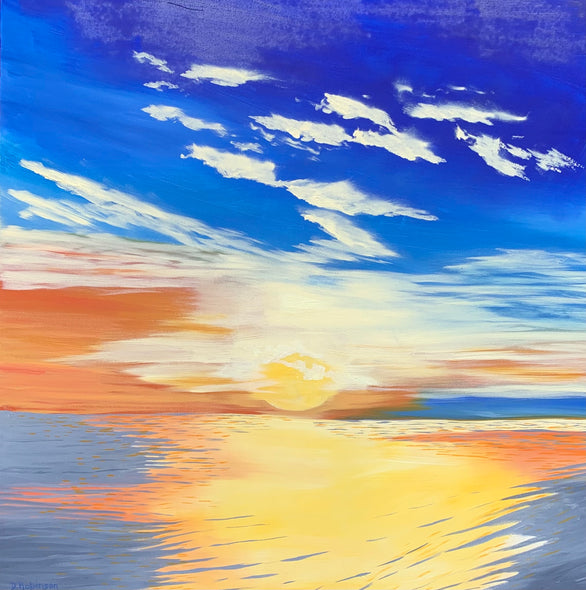 Diana Robinson Title: Sunset Over the Ocean