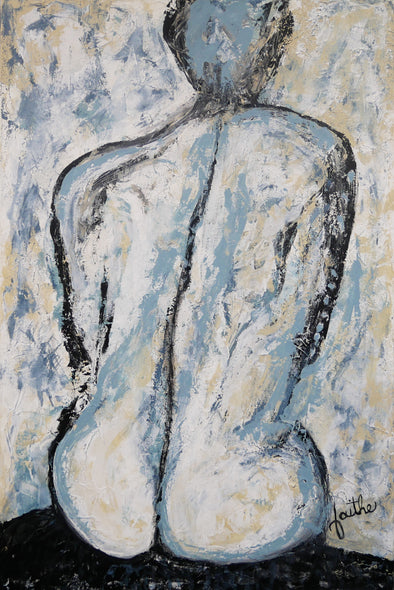 Faithe Norrell Title: Beige, Black and Blue Nude