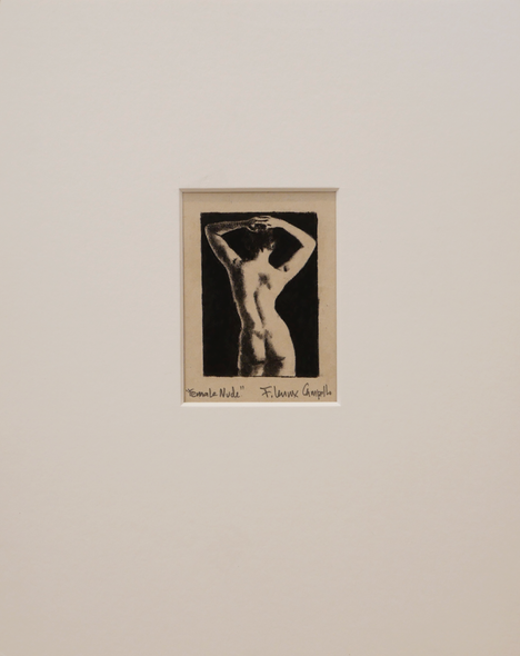 Florencio Lennox Campello Title: Female Nude (Original)