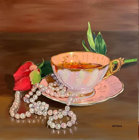 Gross Victoria Title: Tea Cup and Peony