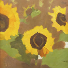 Hal Tench Title: Sunflowers In A Vase