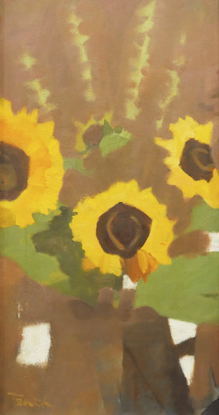 Hal Tench Title: Sunflowers In A Vase