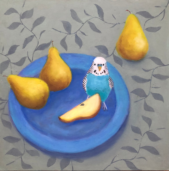 Kathleen Westkaemper Title: Still Life With Budgie