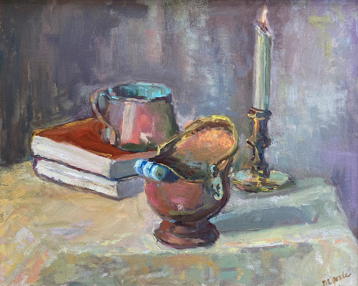 Missy Goode Title: Still life with Brass