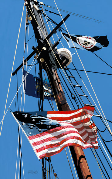 Morgan E. McKinney Title: Tall Ship Lynx visits Yorktown