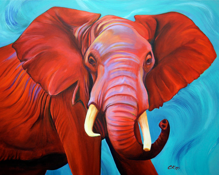 Carolyn Kipps  Title:Red Elephant