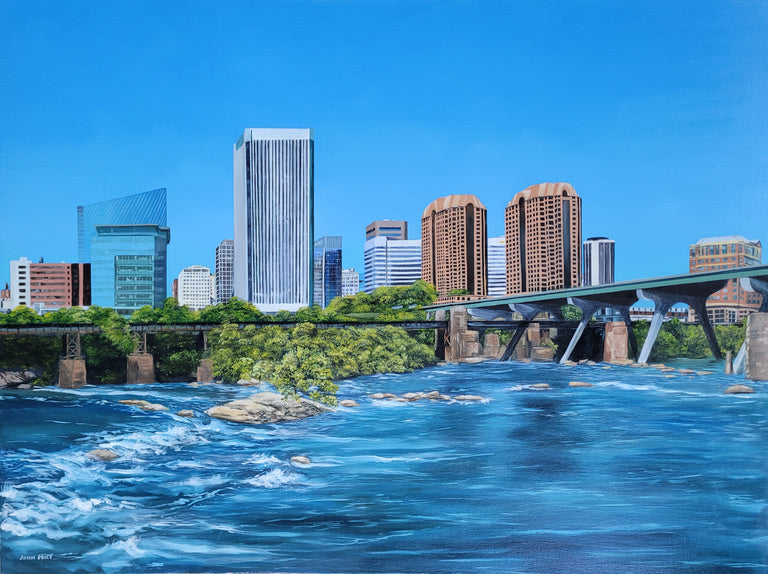 John Price Title:  Richmond On A Clear Blue Day