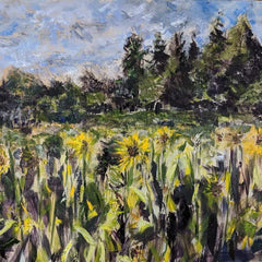 Elaine Murkin Title: Summer Afternoon In The Sunflower Field