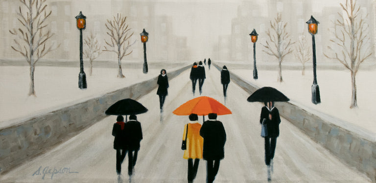 Suzanne Jepson Title: Slippery Walk into Town