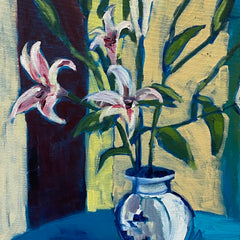 Laura Partee Title: Vase of Lilies for You