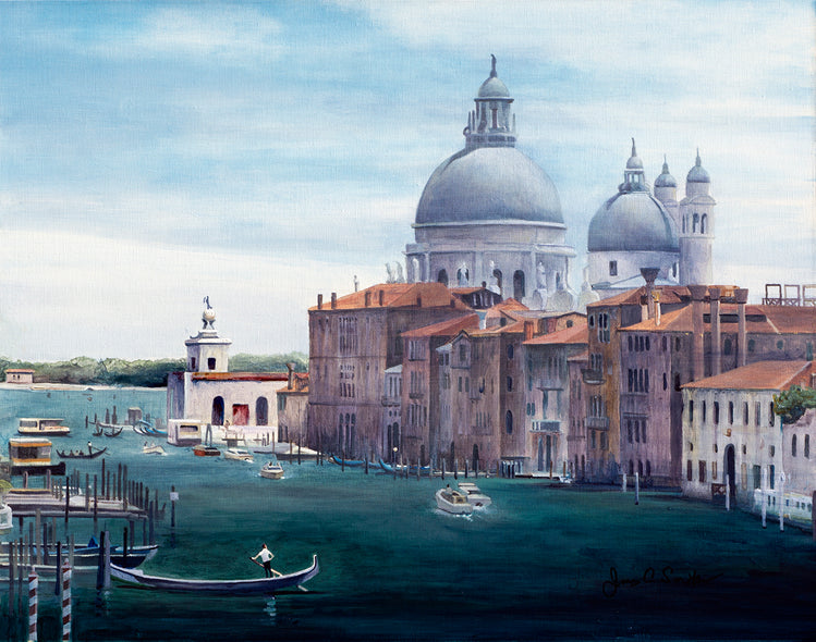 Jim Smither  Title:Venice - Mouth of the Grand Canal