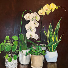 Victoria Gross Title: Orchids and Plants