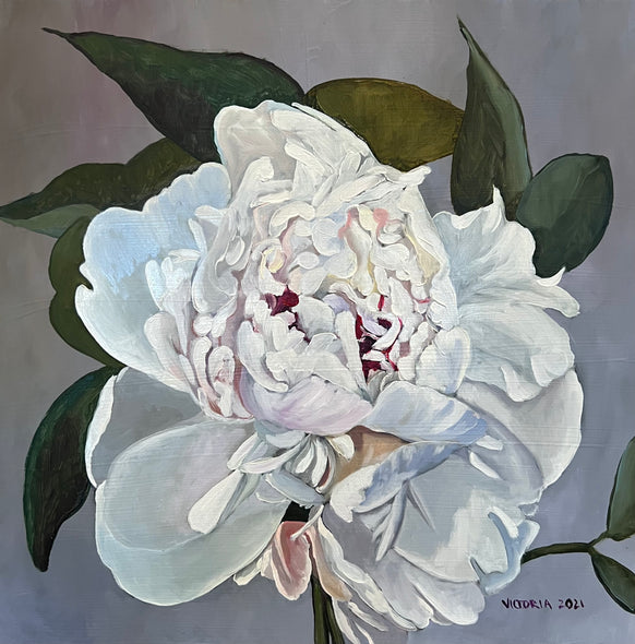 Victoria Gross Title: Peony and Greens